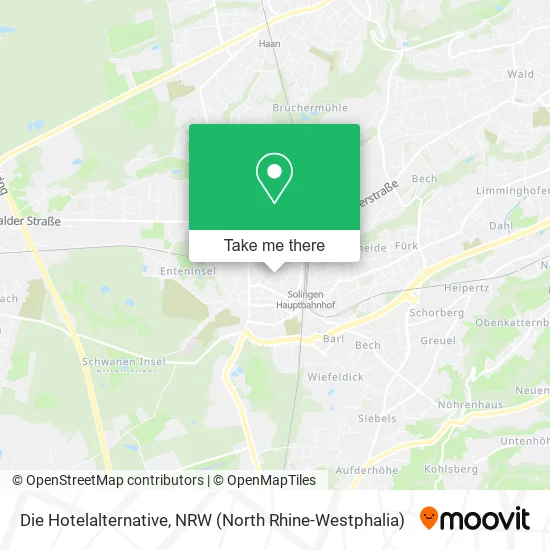 Карта Die Hotelalternative