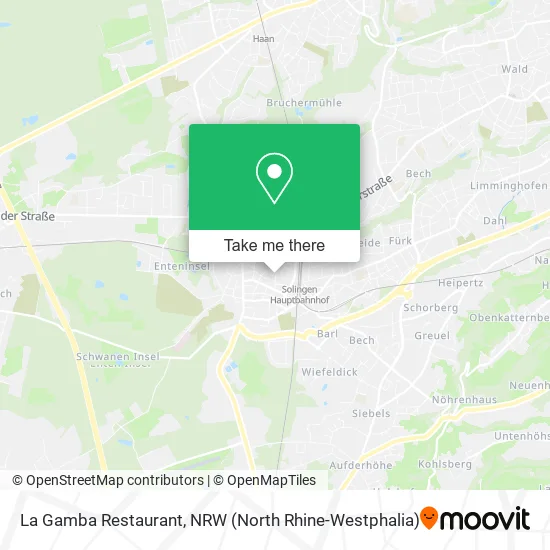 La Gamba Restaurant map