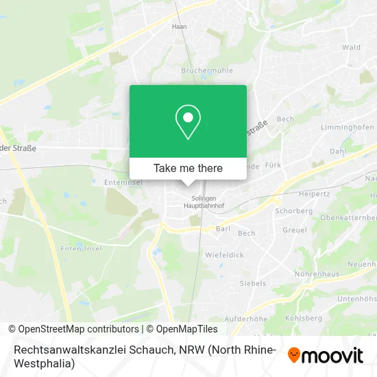 Rechtsanwaltskanzlei Schauch map