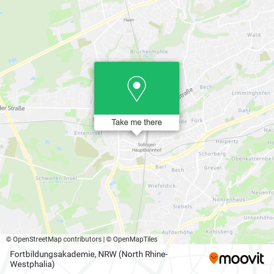 Fortbildungsakademie map