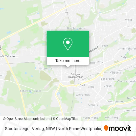 Карта Stadtanzeiger Verlag