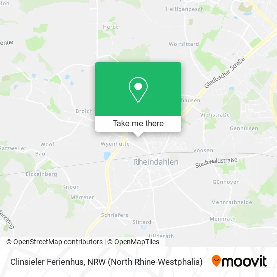 Clinsieler Ferienhus map