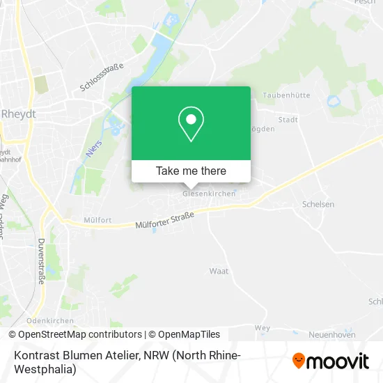 Kontrast Blumen Atelier map