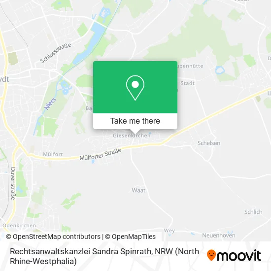 Карта Rechtsanwaltskanzlei Sandra Spinrath