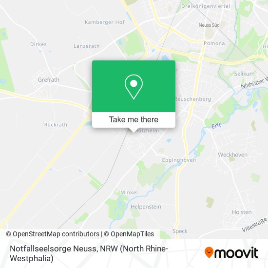 Карта Notfallseelsorge Neuss