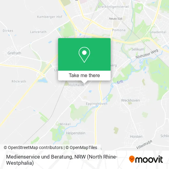 Карта Medienservice und Beratung