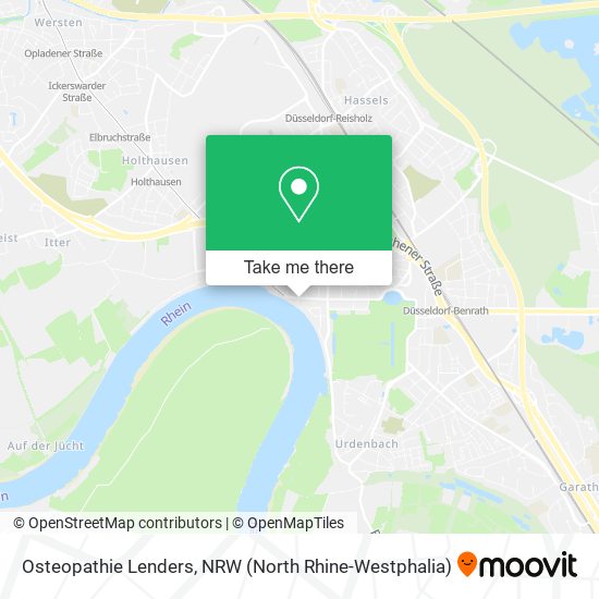 Osteopathie Lenders map