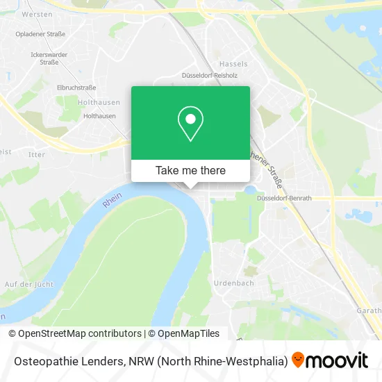 Карта Osteopathie Lenders