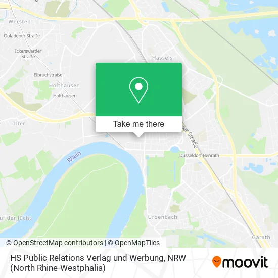 Карта HS Public Relations Verlag und Werbung