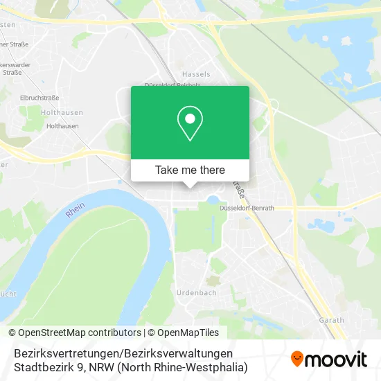 Bezirksvertretungen / Bezirksverwaltungen Stadtbezirk 9 map