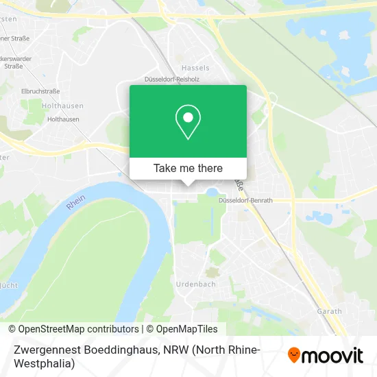Zwergennest Boeddinghaus map