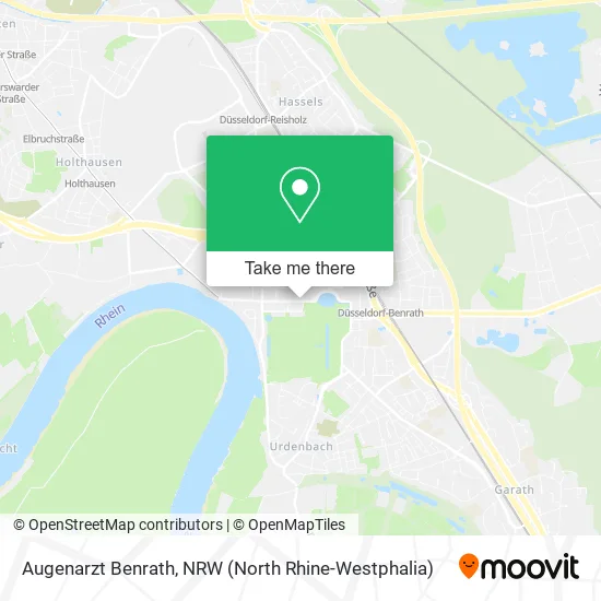 Карта Augenarzt Benrath