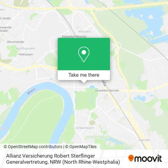 Карта Allianz Versicherung Robert Sterflinger Generalvertretung