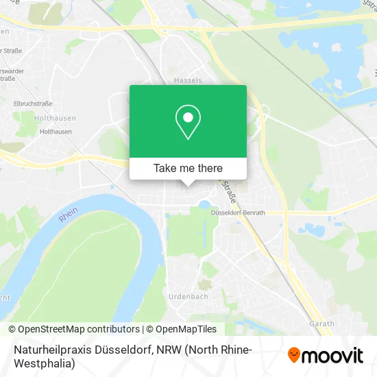 Карта Naturheilpraxis Düsseldorf