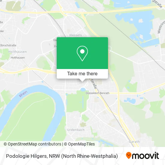 Podologie Hilgers map