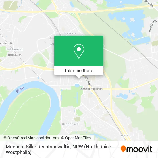 Карта Meeners Silke Rechtsanwältin