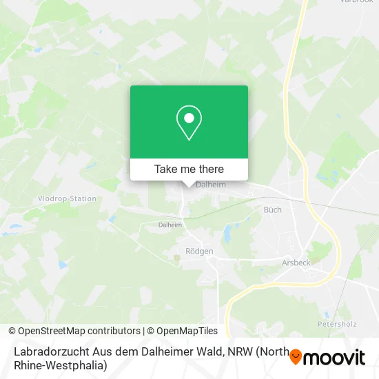Карта Labradorzucht Aus dem Dalheimer Wald