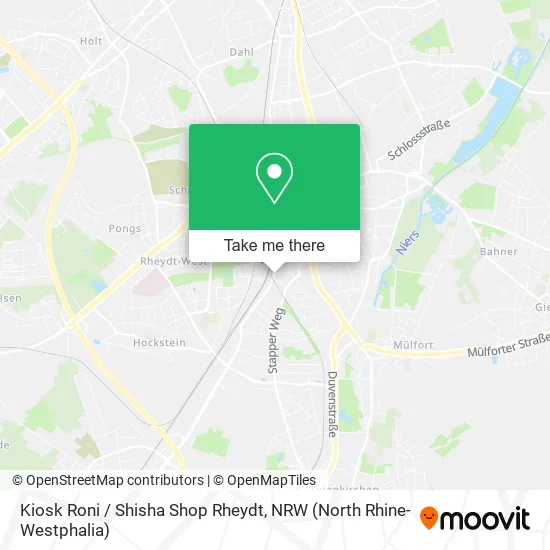 Карта Kiosk Roni / Shisha Shop Rheydt