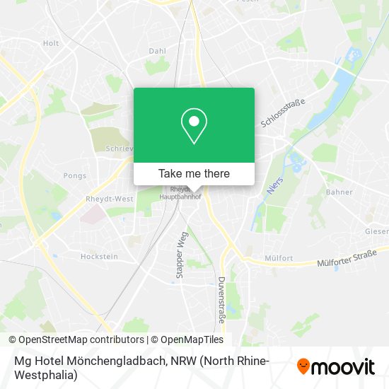 Mg Hotel Mönchengladbach map