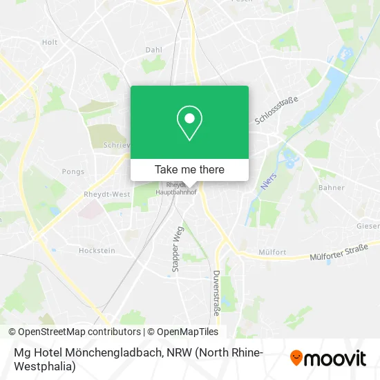 Карта Mg Hotel Mönchengladbach