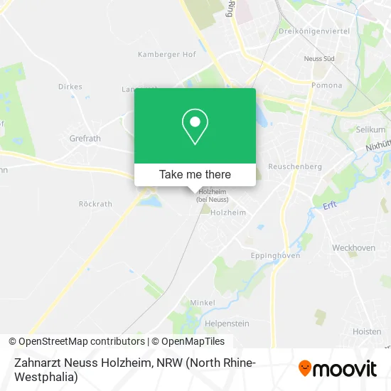 Карта Zahnarzt Neuss Holzheim