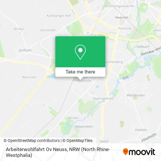 Карта Arbeiterwohlfahrt Ov Neuss