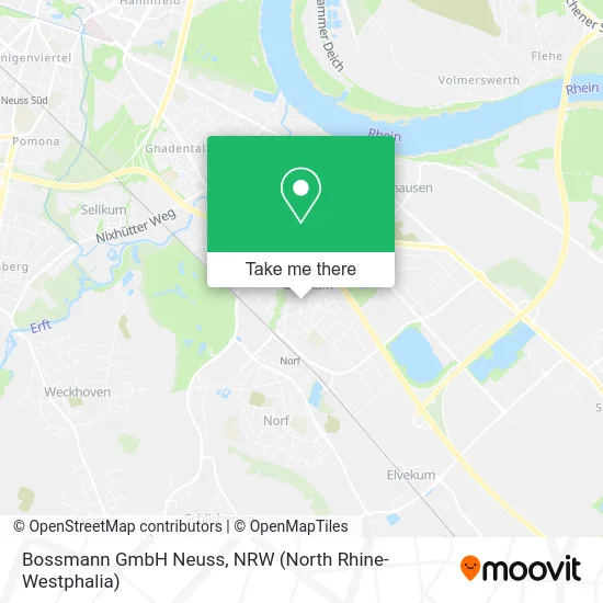 Bossmann GmbH Neuss map