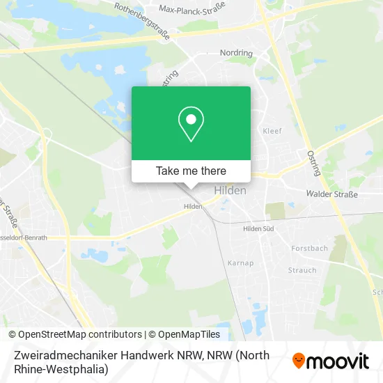 Карта Zweiradmechaniker Handwerk NRW