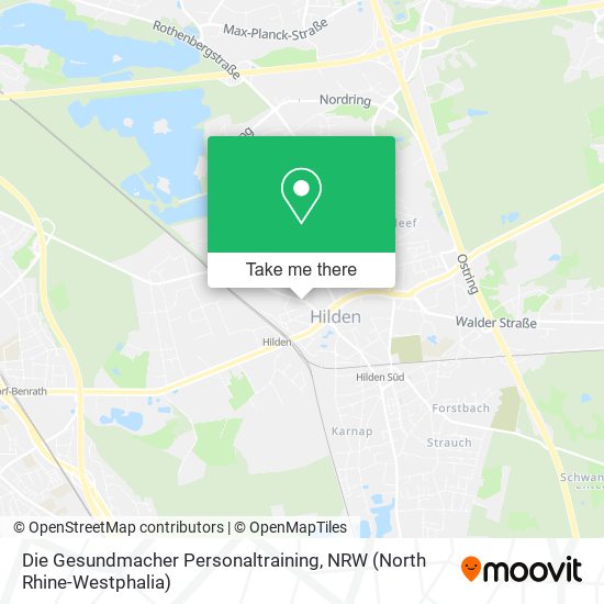 Die Gesundmacher Personaltraining map