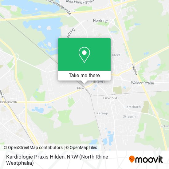 Kardiologie Praxis Hilden map