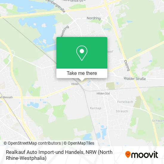 Карта Realkauf Auto Import-und Handels