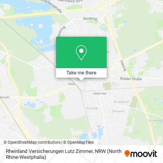 Rheinland Versicherungen Lutz Zimmer map