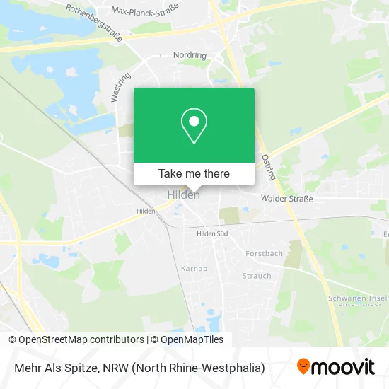 Карта Mehr Als Spitze