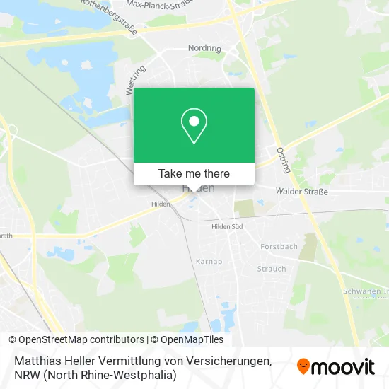 Matthias Heller Vermittlung von Versicherungen map