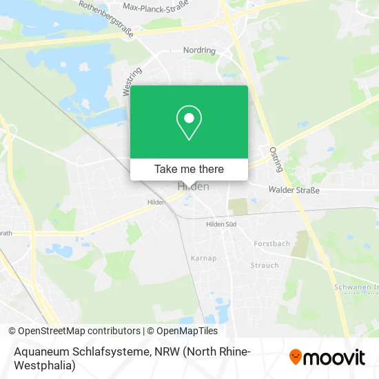 Карта Aquaneum Schlafsysteme