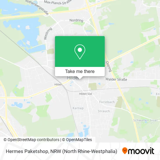 Карта Hermes Paketshop