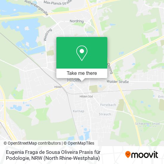 Eugenia Fraga de Sousa Oliveira Praxis für Podologie map