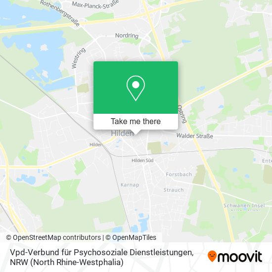 Vpd-Verbund für Psychosoziale Dienstleistungen map