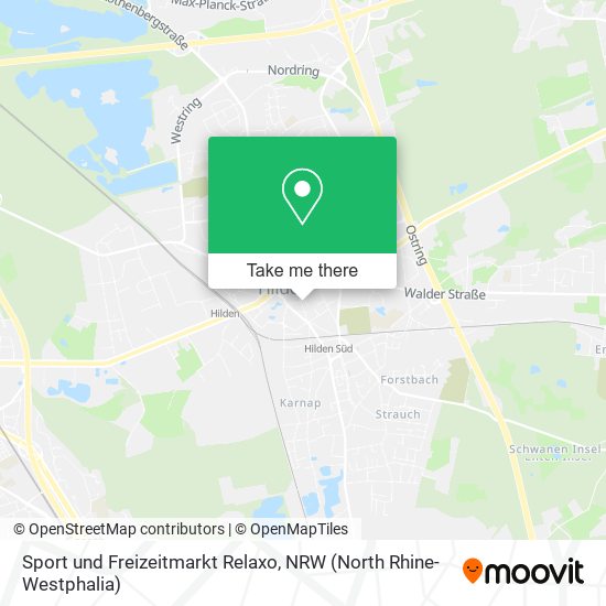 Sport und Freizeitmarkt Relaxo map