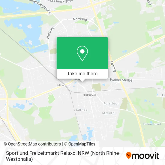 Sport und Freizeitmarkt Relaxo map