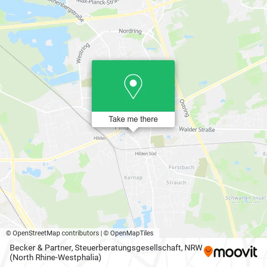 Карта Becker & Partner, Steuerberatungsgesellschaft