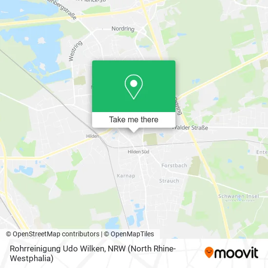 Карта Rohrreinigung Udo Wilken