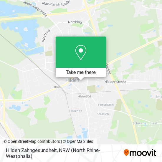 Hilden Zahngesundheit map