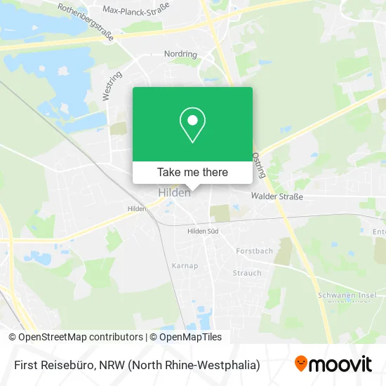 Карта First Reisebüro