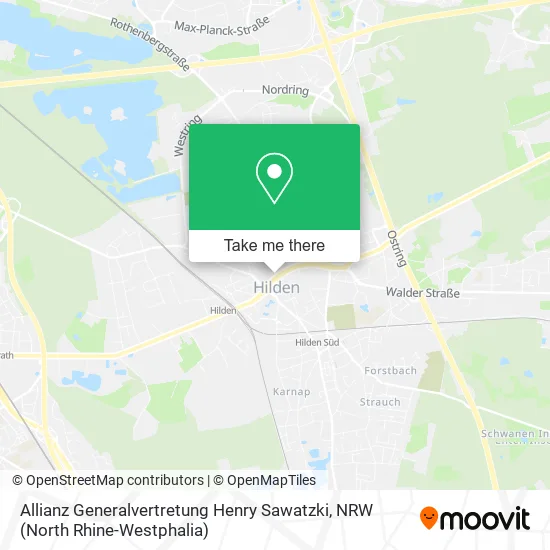 Карта Allianz Generalvertretung Henry Sawatzki