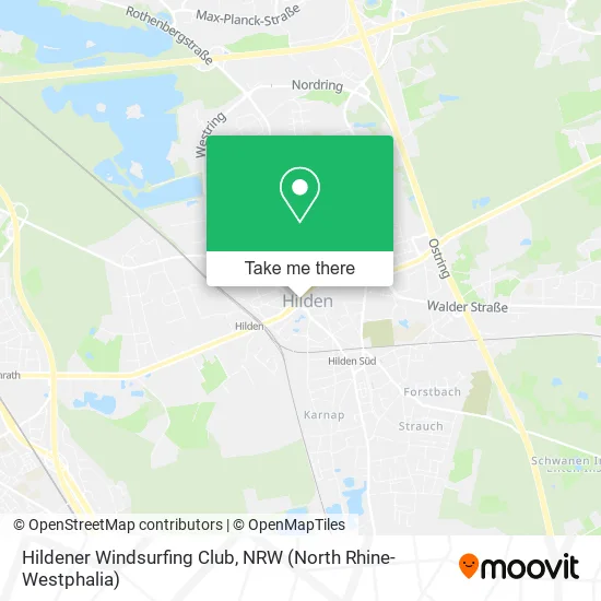 Карта Hildener Windsurfing Club