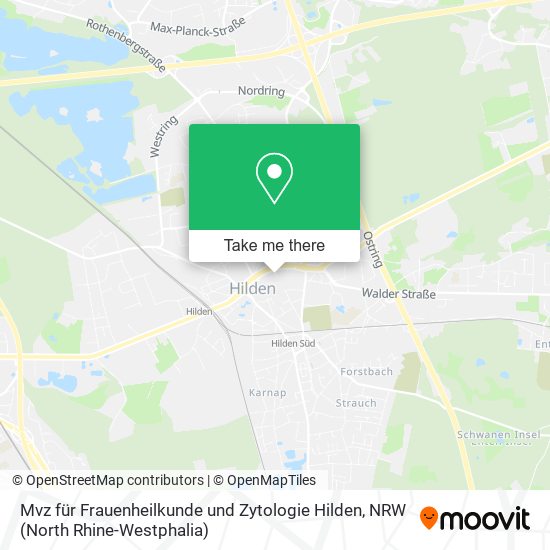 Mvz für Frauenheilkunde und Zytologie Hilden map