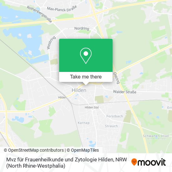 Mvz für Frauenheilkunde und Zytologie Hilden map