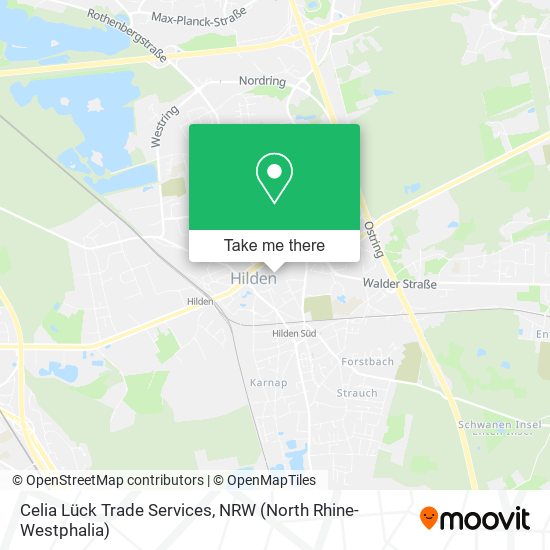 Celia Lück Trade Services map
