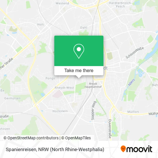 Карта Spanienreisen